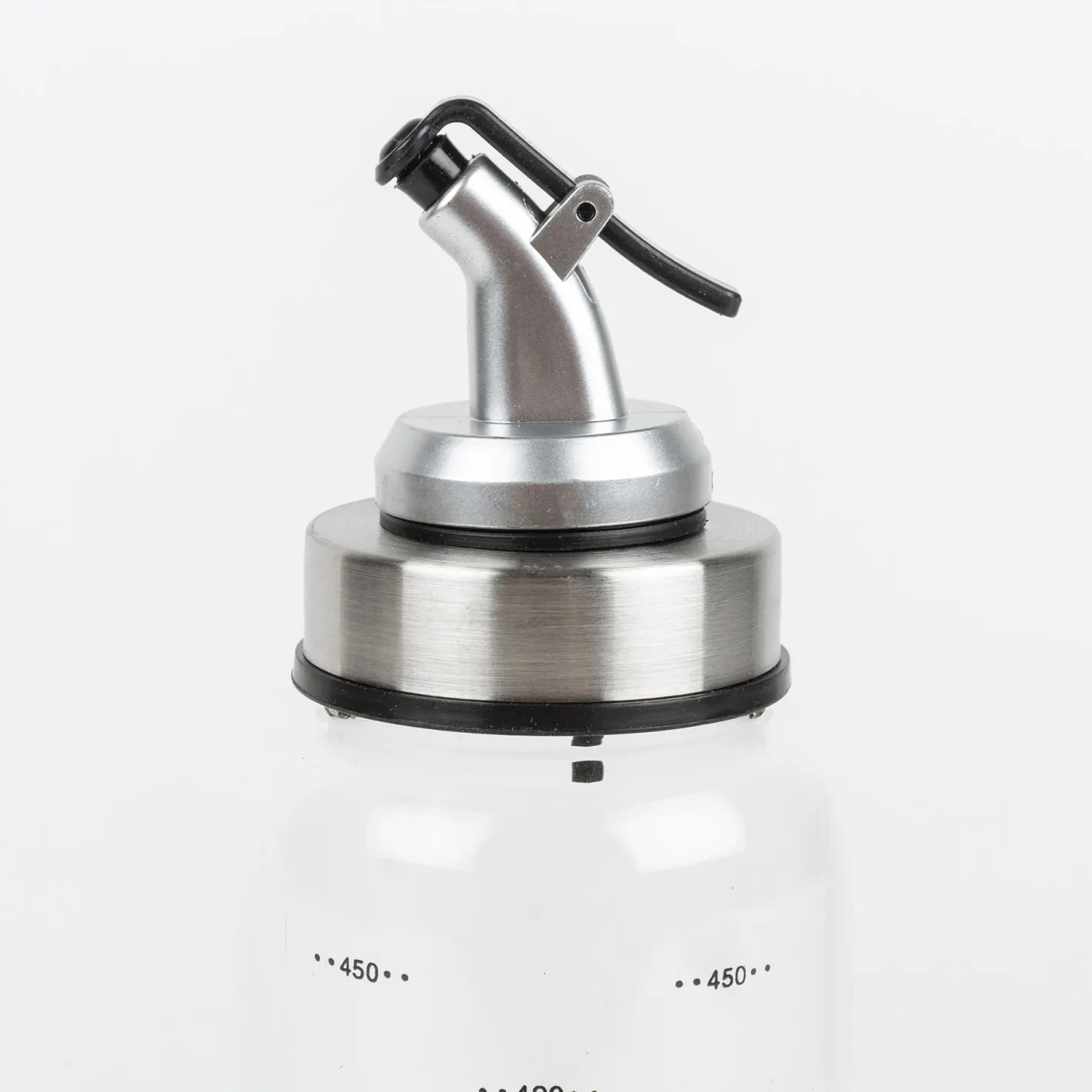 Aceitera con dosificador de acero inoxidable Len^Casa Viva Best