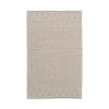 Alfombra crema de lana y algodón con relieve Boho 160x230cm^Casa Viva Sale