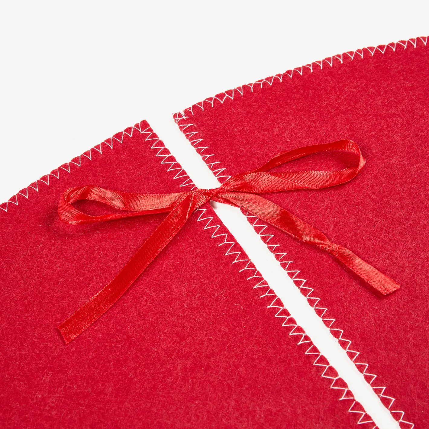 Alfombra para árbol roja con Ciervo tartán Ø90cm^Casa Viva Hot