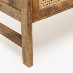 Aparador de madera de mango Merlin 180x42x82cm Clau&Chloe^Casa Viva