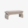 Banco beige Gaspar 112x42x45cm^Casa Viva Clearance