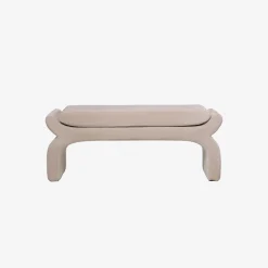 Banco beige Gaspar 112x42x45cm^Casa Viva Clearance