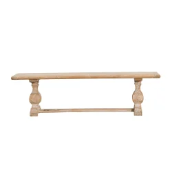 Banco de madera de olmo reciclada Toulouse 168x39x46cm^Casa Viva Sale