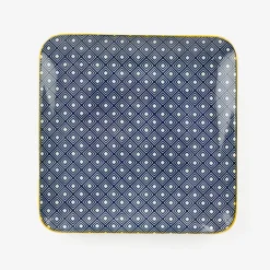 Bandeja de porcelana Okinawa 21x21cm^Casa Viva Discount