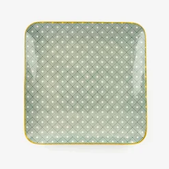 Bandeja de porcelana Okinawa 21x21cm^Casa Viva Discount
