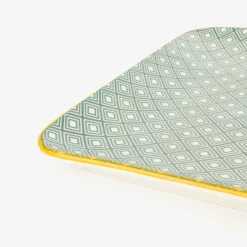 Bandeja de porcelana Okinawa 21x21cm^Casa Viva Discount