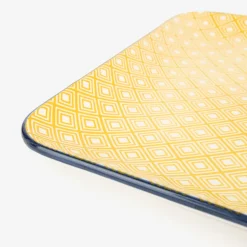 Bandeja de porcelana Okinawa 21x21cm^Casa Viva Discount