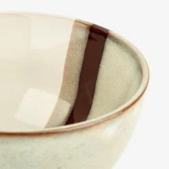 Bol de cerámica beige Sotres 69cl Ø14cm^Casa Viva