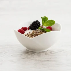 Bol de porcelana para aperitivos con forma de pétalo Ø11cm^Casa Viva