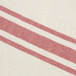 Bolso de algodón con rayas rojas Niza 45x45x15cm^Casa Viva Outlet