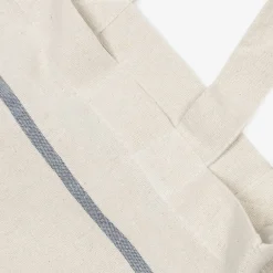 Bolso de algodón con rayas azules Niza 43x39x16cm^Casa Viva Outlet