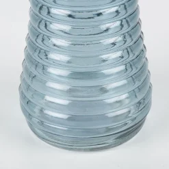 Botella de cristal azul Rustik 1L^Casa Viva Hot