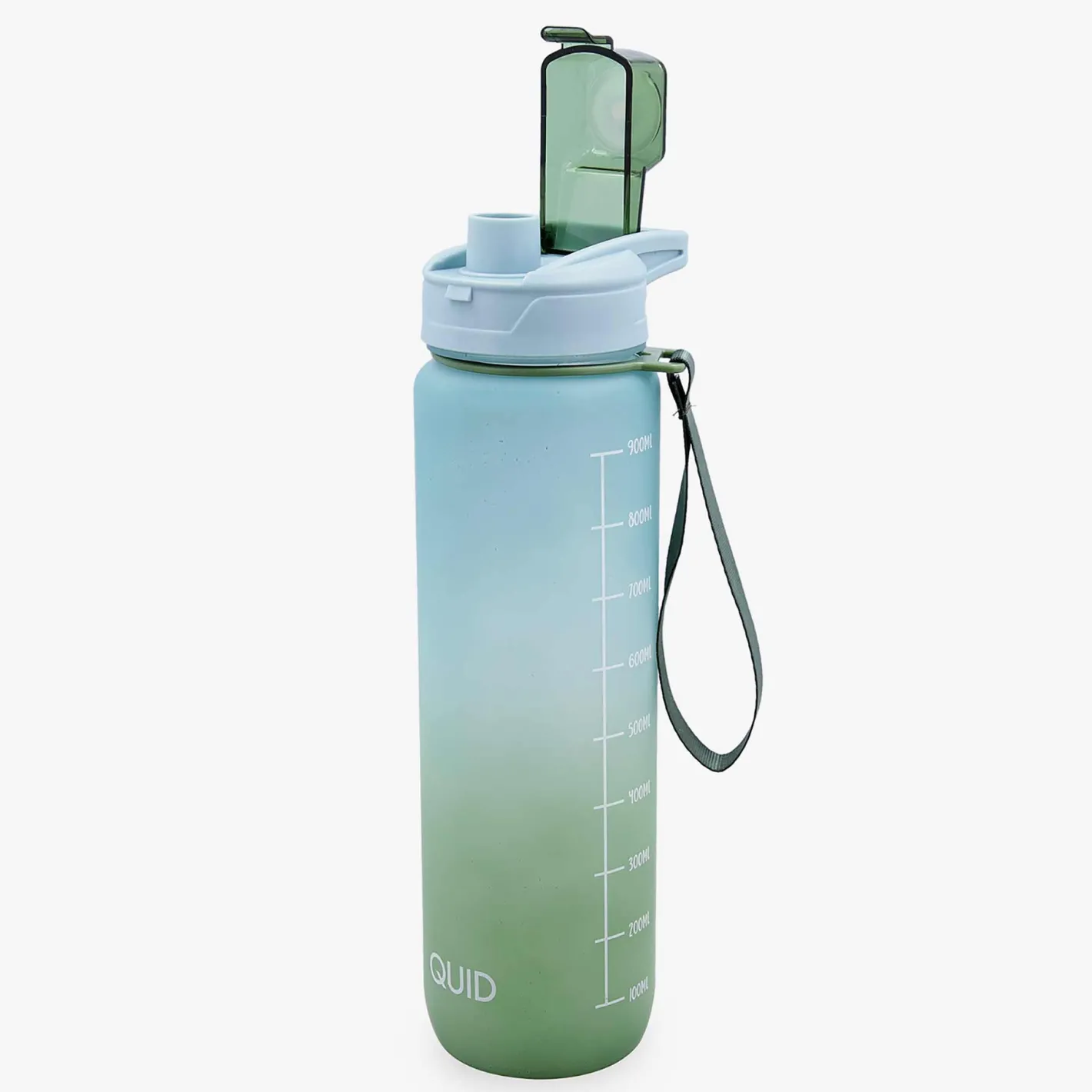 Botella de plástico verde 1L Tera^Casa Viva New