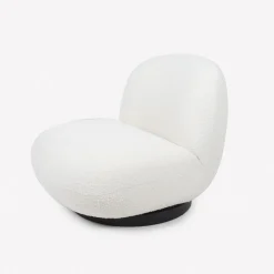 Butaca de borreguito giratoria blanca Pacha 81x95x71cm Clau&Chloe^Casa Viva Hot