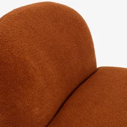 Butaca de borreguito giratoria cobre Pacha 81x95x71 Clau&Chloe^Casa Viva Outlet