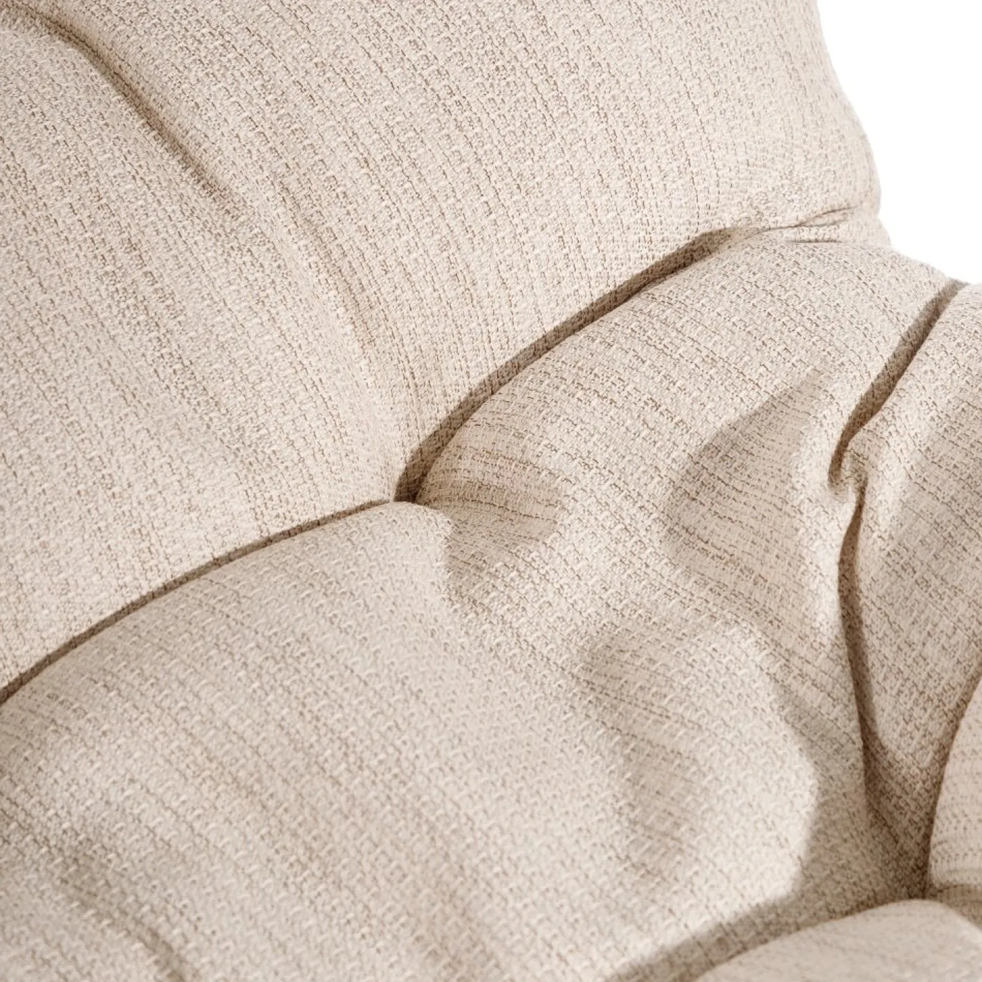 Butaca de fibras naturales y metal con cojín 76x76x87cm^Casa Viva Sale