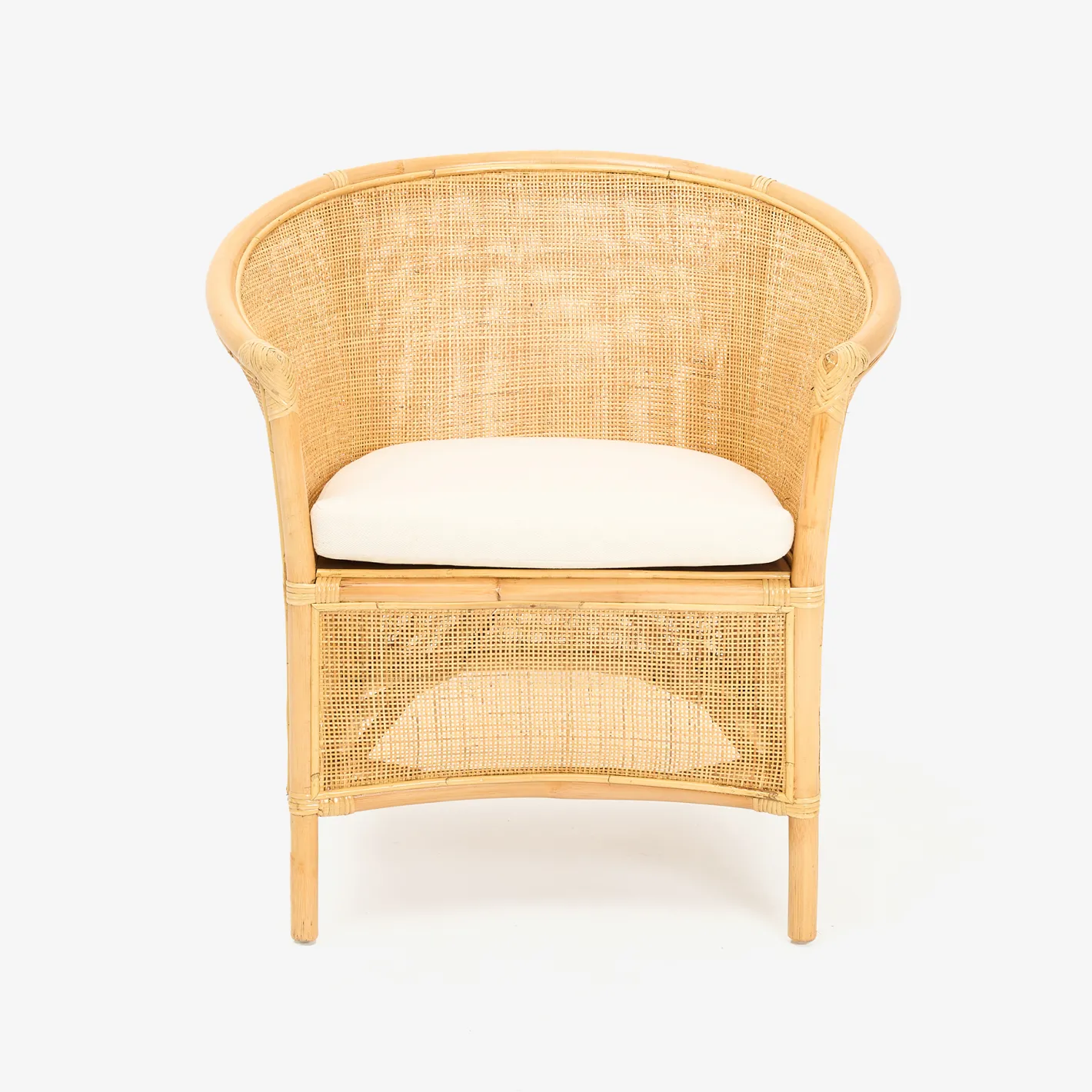 Butaca de ratán beige Milos 76x65x80cm^Casa Viva Hot