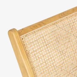 Butaca de ratán marrón claro Elodye 64x49x66cm Clau&Chloe^Casa Viva Clearance