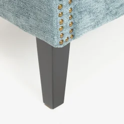 Butaca de terciopelo azul Aurora 79x75x79cm Clau&Chloe^Casa Viva Discount