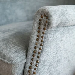 Butaca de terciopelo azul Aurora 79x75x79cm Clau&Chloe^Casa Viva Discount