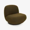 Butaca en tejido bouclé verde oliva Pacha 81x95x71cm Clau&Chloe^Casa Viva Online