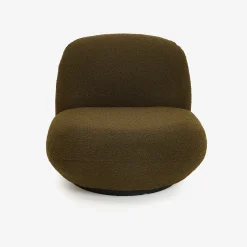 Butaca en tejido bouclé verde oliva Pacha 81x95x71cm Clau&Chloe^Casa Viva Online