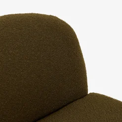 Butaca en tejido bouclé verde oliva Pacha 81x95x71cm Clau&Chloe^Casa Viva Online