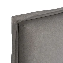 Cabecero tapizado desenfundable gris 190x8x100cm^Casa Viva Discount