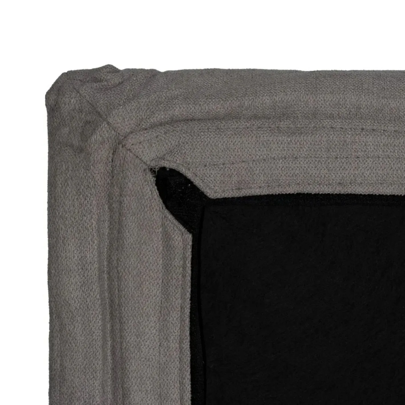 Cabecero tapizado desenfundable gris 190x8x100cm^Casa Viva Discount