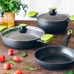 Cacerola baja de aluminio fundido antiadherente apta para inducción Foodie Ø36cm - BRA^Casa Viva Hot