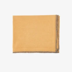 Camino de mesa de algodón con flecos mostaza 30x150cm^Casa Viva Hot