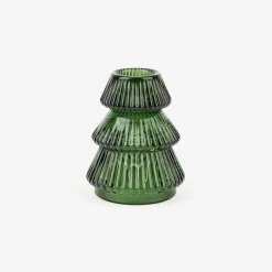 Candelabro de cristal verde Abeto Ø7x8cm^Casa Viva Clearance