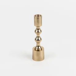 Candelabro de metal dorado Emas 16cm^Casa Viva Discount