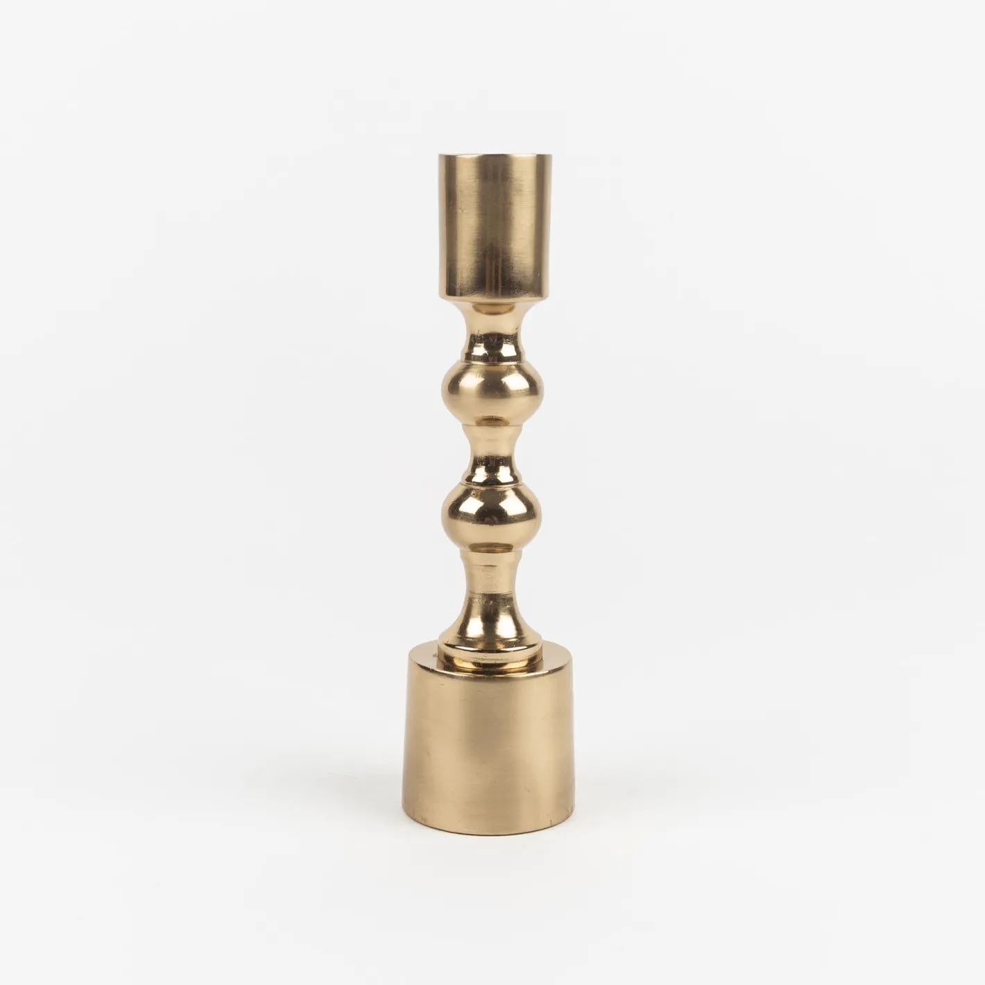 Candelabro de metal dorado Emas 16cm^Casa Viva Discount