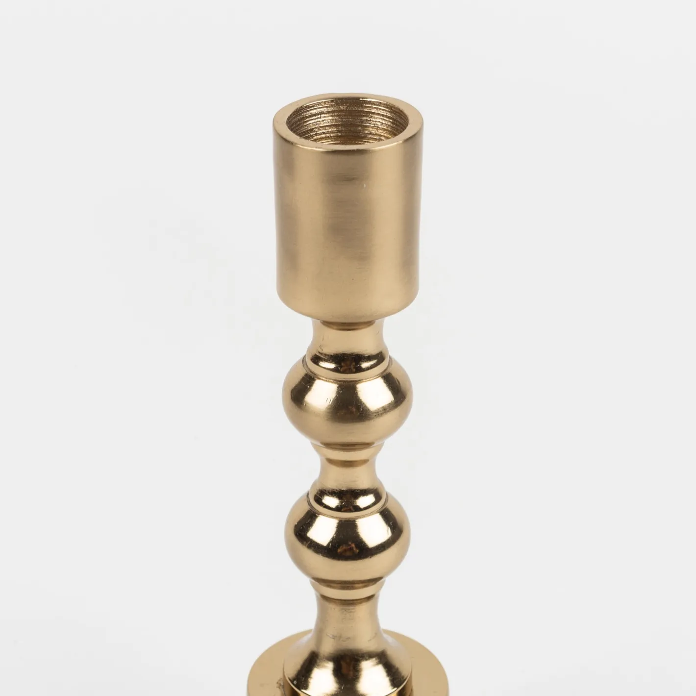 Candelabro de metal dorado Emas 16cm^Casa Viva Discount