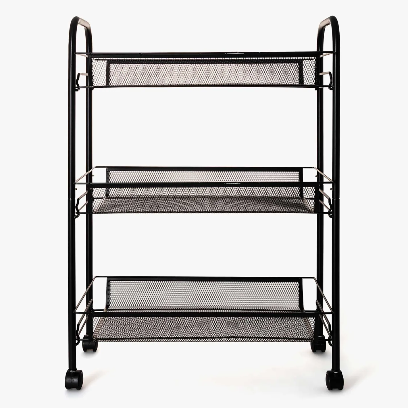 Carro de cocina negro Gorlan 44x26x63^Casa Viva Online