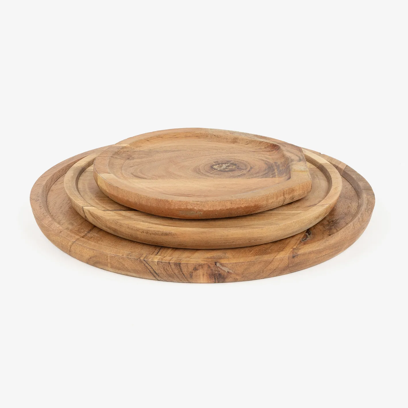 Centro de madera de acacia Salcam Ø22cm^Casa Viva Online