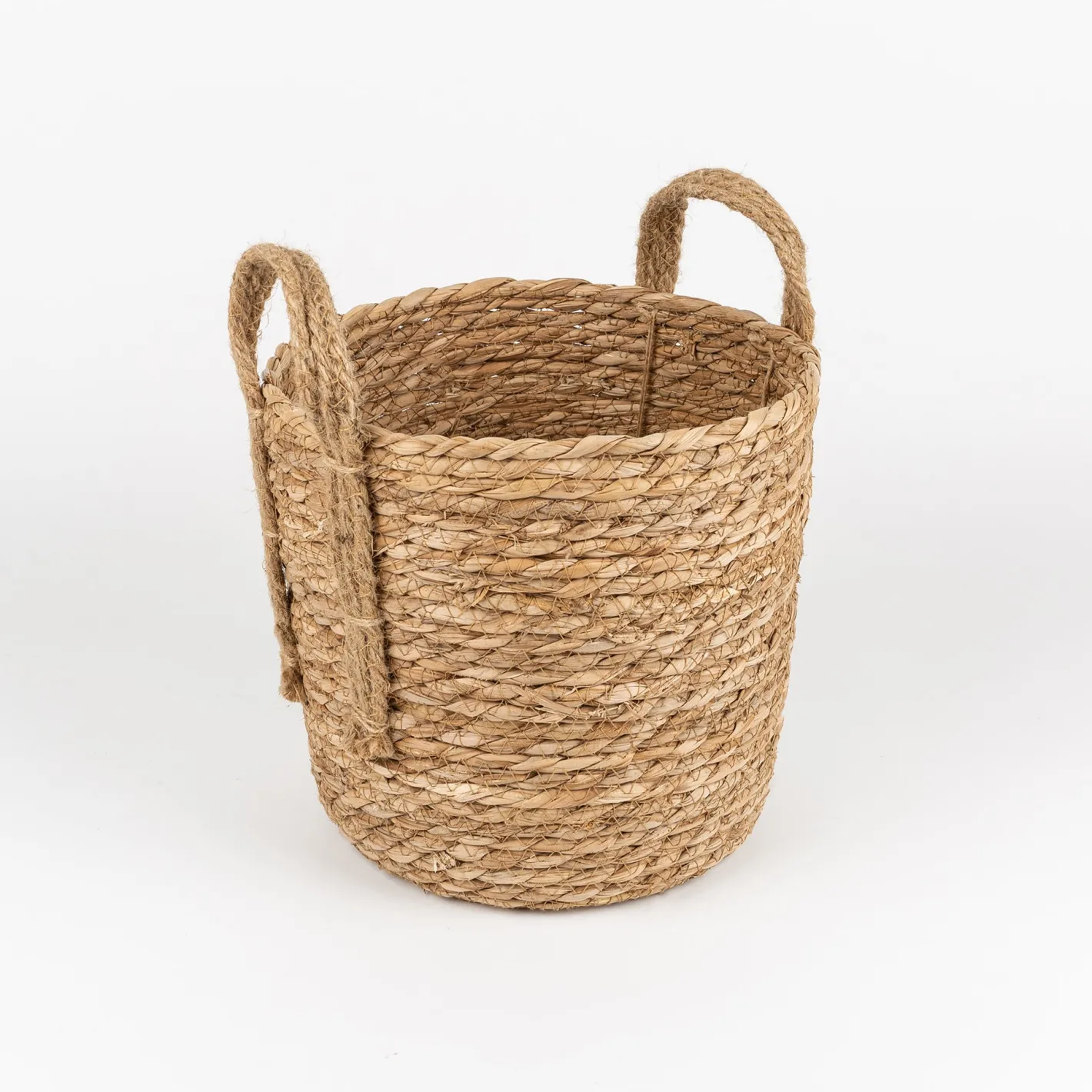 Cesta con asa esparto Magret Ø23x23cm^Casa Viva Hot