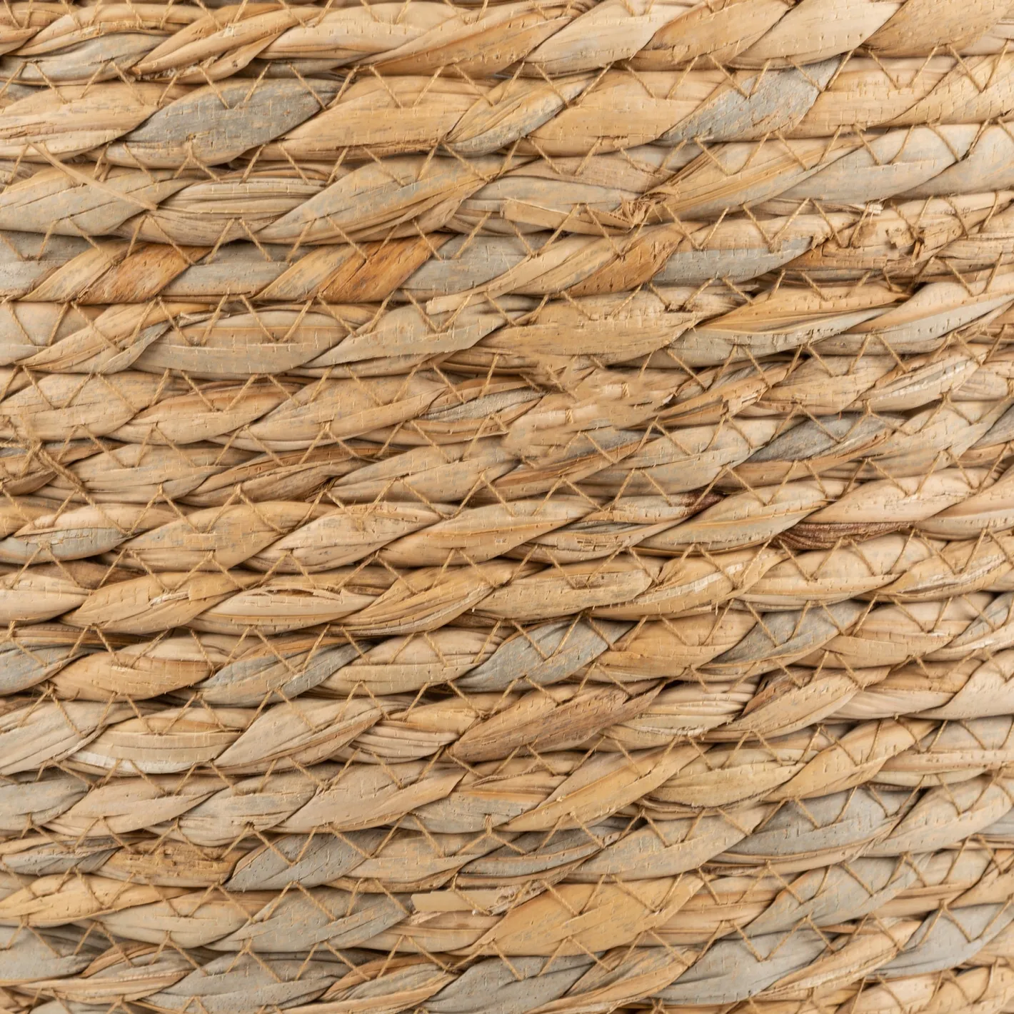 Cesta con asa esparto Magret Ø23x23cm^Casa Viva Hot