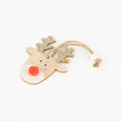 Conjunto de 8 adornos colgantes Renos 7,5cm^Casa Viva Best