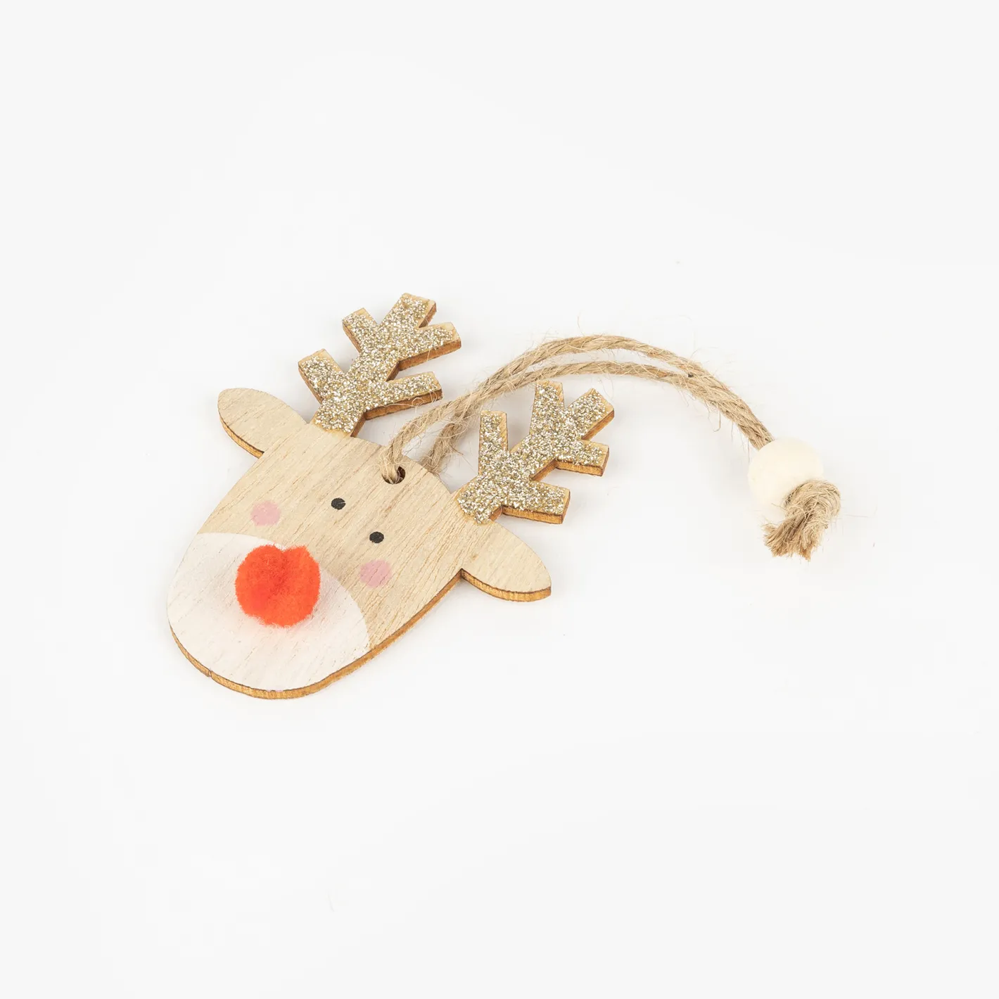 Conjunto de 8 adornos colgantes Renos 7,5cm^Casa Viva Best