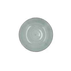 Conjunto de 2 tazas con plato azul de gres Vita 22cl^Casa Viva Hot