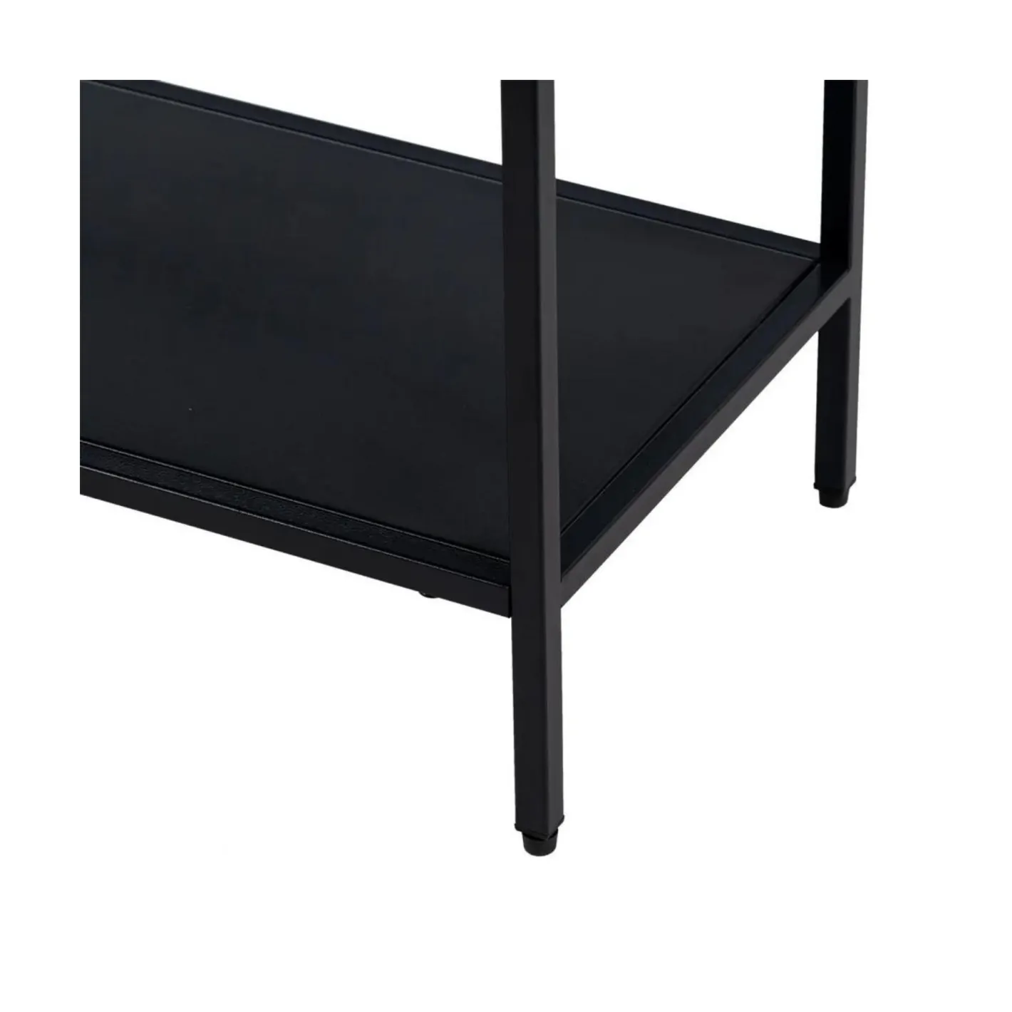 Consola de acero negro acero Calista 120,50x30x81,30cm^Casa Viva Online