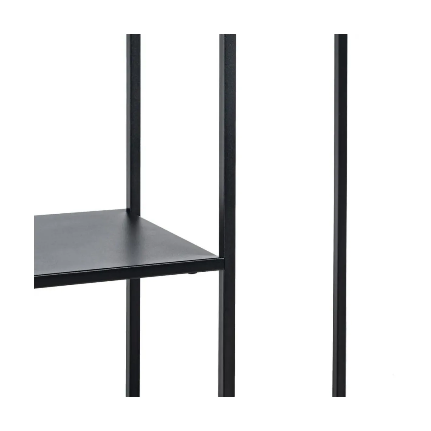 Consola de acero negro Calista 100x30x81cm^Casa Viva Discount