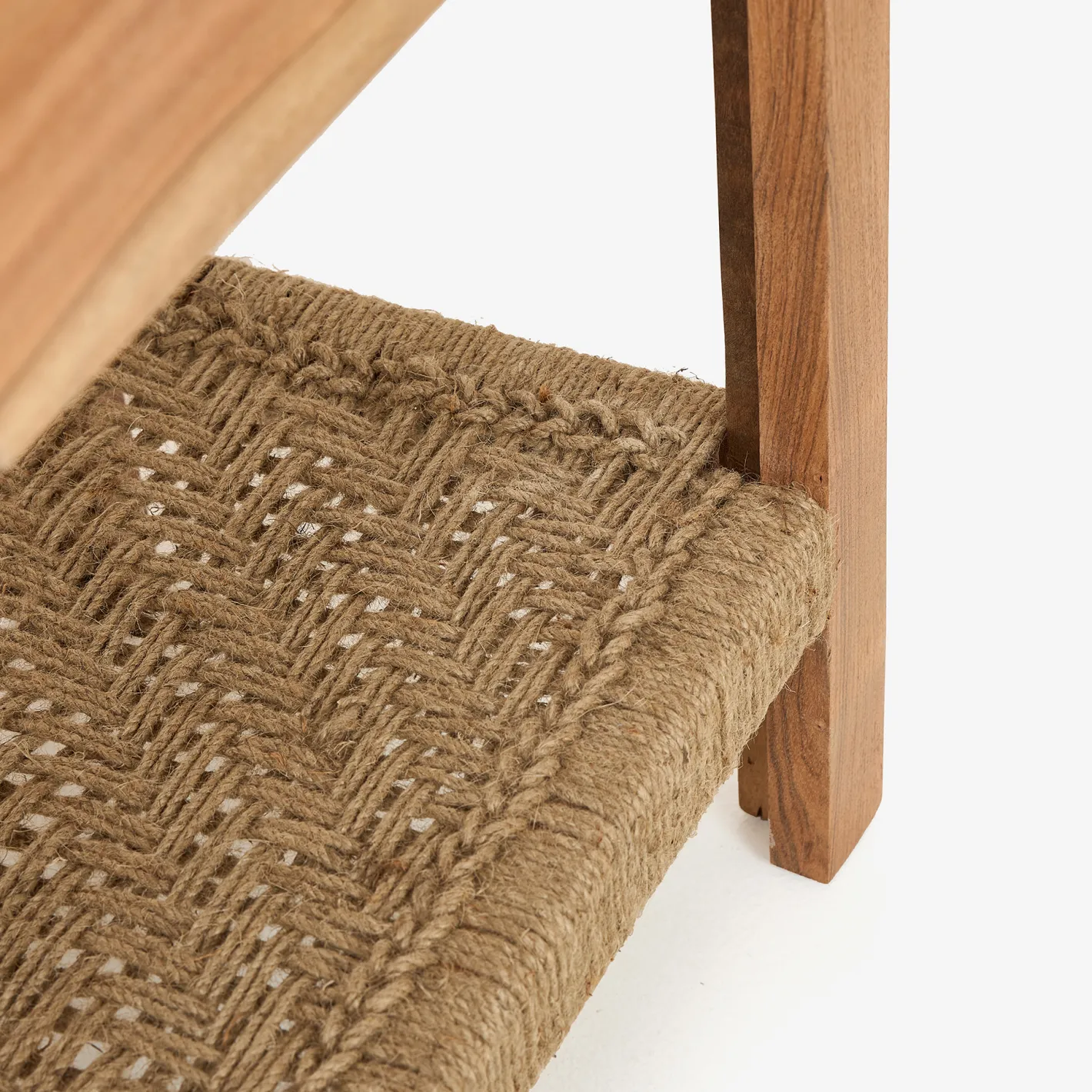 Consola de madera de acacia Bolt 170x40x75cm Clau&Chloe^Casa Viva