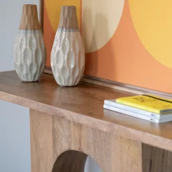 Consola de madera de mango Aero 120x35x77cm Clau&Chloe^Casa Viva Clearance