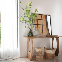 Consola de madera de mango Aero 150x40x80cm Clau&Chloe^Casa Viva Sale