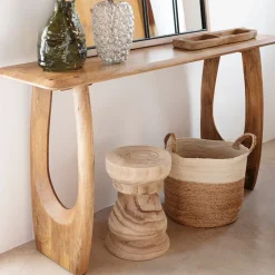 Consola de madera de mango Aero 150x40x80cm Clau&Chloe^Casa Viva Sale