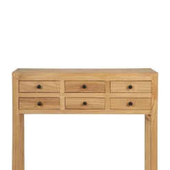 Consola de madera de mindi 85x26x85cm^Casa Viva Sale