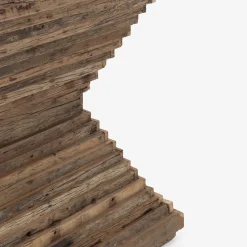 Consola de madera de olmo reciclada Pisco 120x45x87cm^Casa Viva